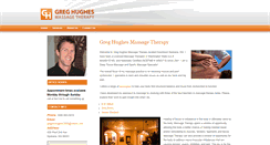 Desktop Screenshot of greghughesmassage.com